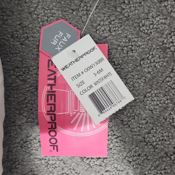 Weatherproof Ivory Quilted Snow Suit Size 3/6 Mo - Picture 6 of 6